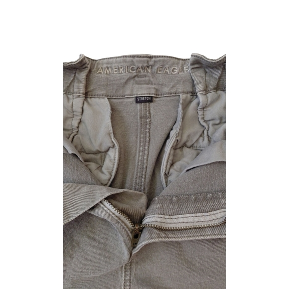 American Eagle Outfitters High Waist Charcoal Shorts - Picture 3 of 5